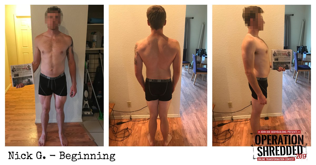 Operation Shredded 2017 Results- Nick G Beginning