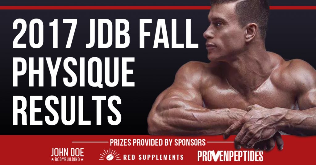 JDB Fall Physique Transformation Competition Results